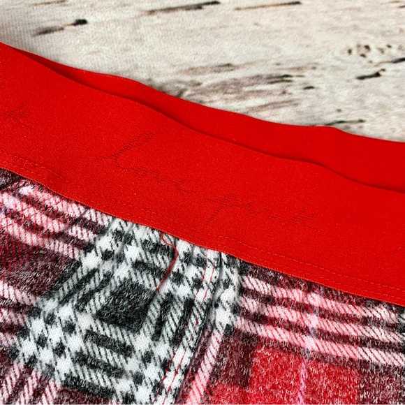 NWT Large PINK Victoria’s Secret Cozy Sleep Jogger Plaid Pajama Pants Grunge VS - Picture 3 of 9